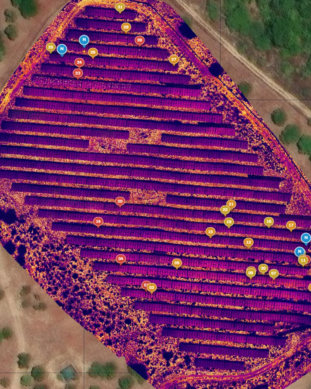 Diagnostic par drone — illustration Corse Drone