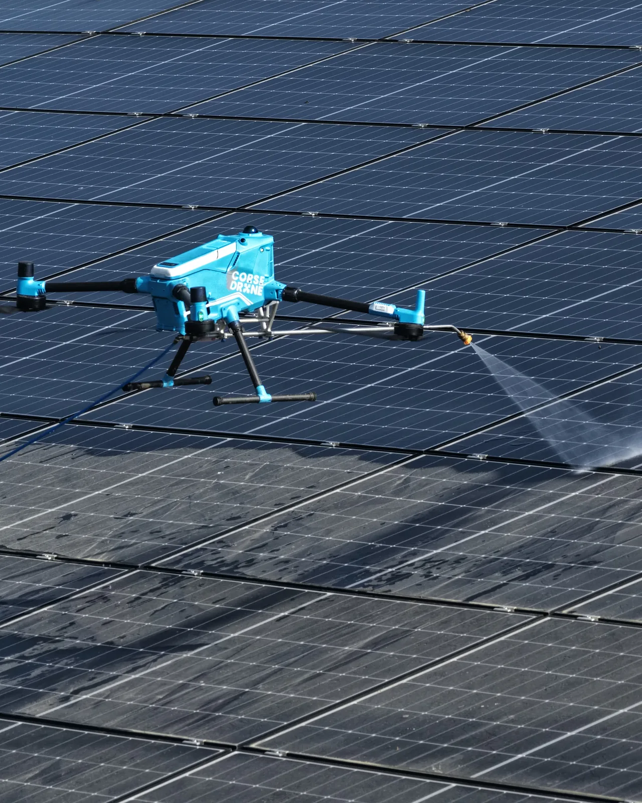 Nettoyage par drone — illustration Corse Drone