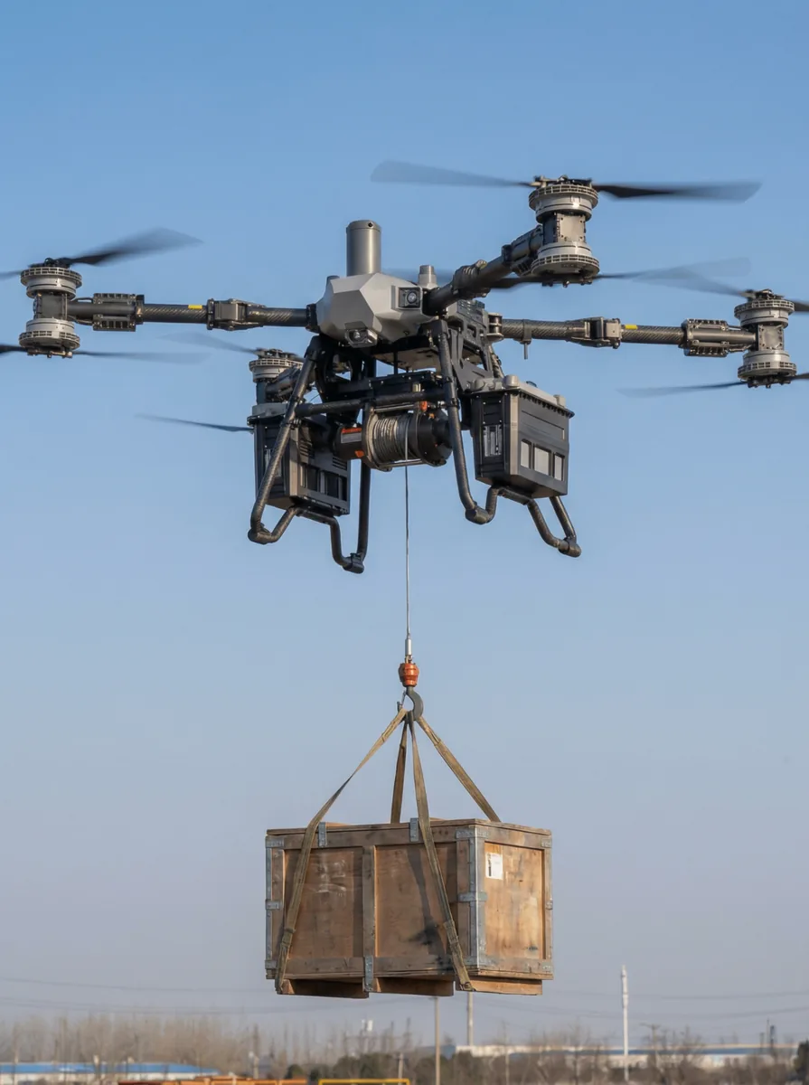 Transport par drone — illustration Corse Drone